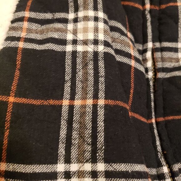 Michael F. plaid vest faux fur size L - Picture 8 of 9